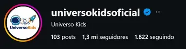 Instagram Universo Kids